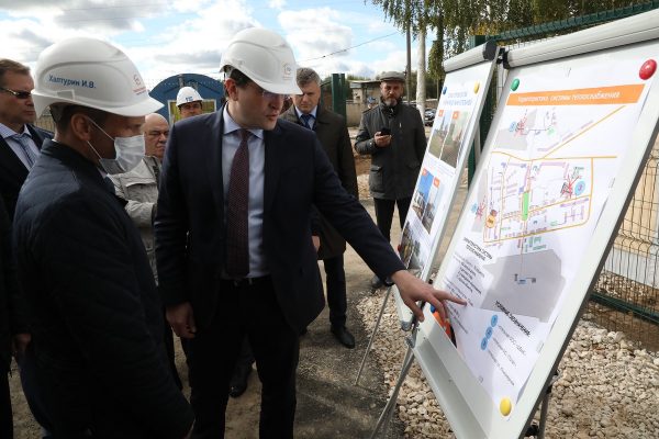 Глеб Никитин дал старт тестовой работе новой котельной в&nbsp;Чкаловске