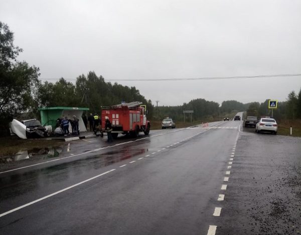 Водитель иномарки сбил пенсионерку на остановке в Нижегородской области
