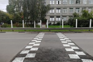 Новые «лежачие полицейские» установили рядом с образовательными учреждениями в Нижнем Новгороде