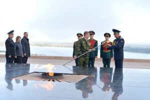 Мемориал памяти павших воинов открылся после реконструкции в поселке Бутурлино