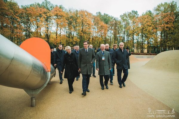 Мэры городов Поволжья оценили благоустройство нижегородского парка «Швейцария»