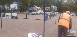 Поврежденную вандалами выставку в Приокском районе смогли восстановить