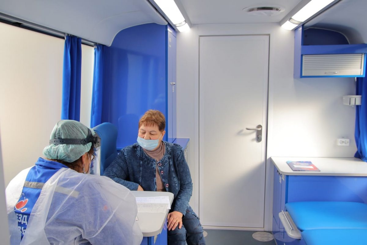 Почти 600 человек прошли обследование в «Поездах здоровья» в Дзержинске