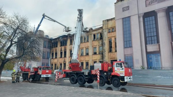 В нижегородском ДК имени Ленина произошёл пожар