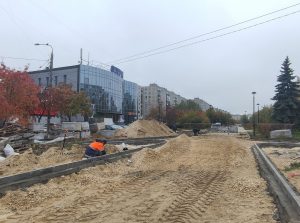 Администрация возобновила благоустройство проспекта 70 лет Октября в Сормовском районе