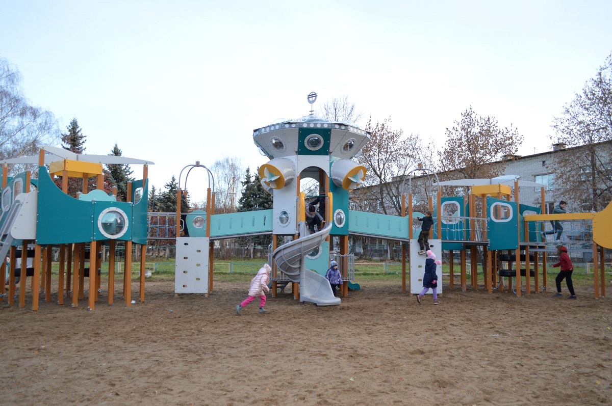 Детский игровой комплекс установили на улице Березовской в Нижнем Новгороде по проекту «Вам решать!»