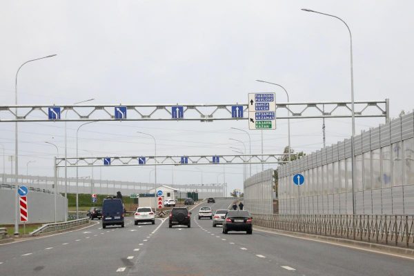 Развязку в Ольгине полностью откроют на следующей неделе