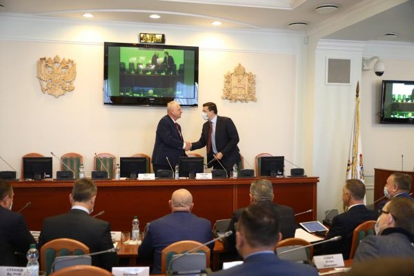 Глеб Никитин поздравил депутатов Законодательного собрания VII созыва с&nbsp;началом работы