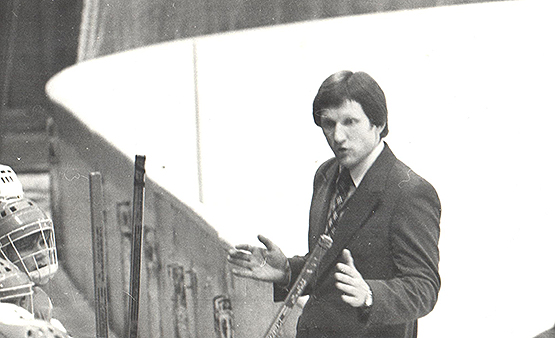 Валерий Шапошников на тренировке, 1980-е годы