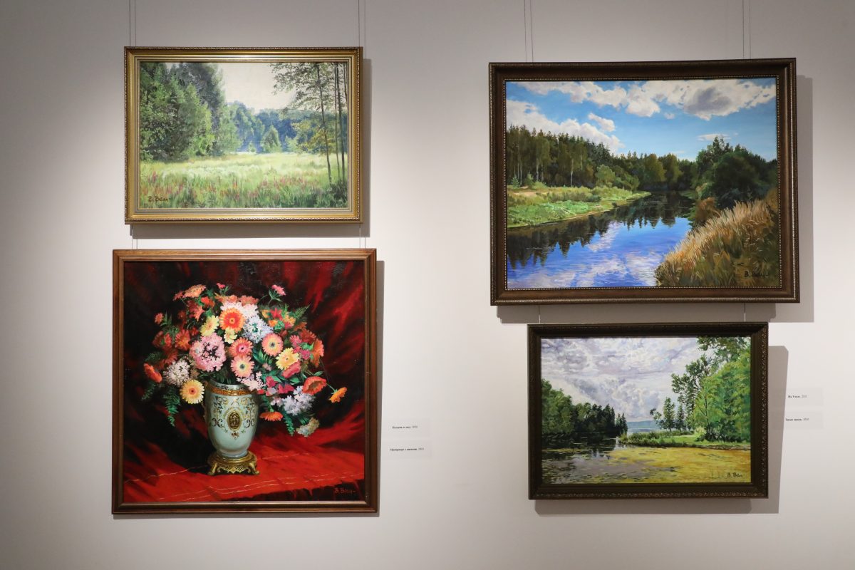 Персональная юбилейная выставка Владимира Величко открылась в Нижегородском художественном музее