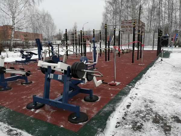 Новая спортплощадка появилась в&nbsp;Балахне в&nbsp;рамках нацпроекта «Демография»