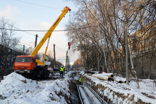 Магистральную теплосеть на улице Сусловой заменят до конца 2021 года