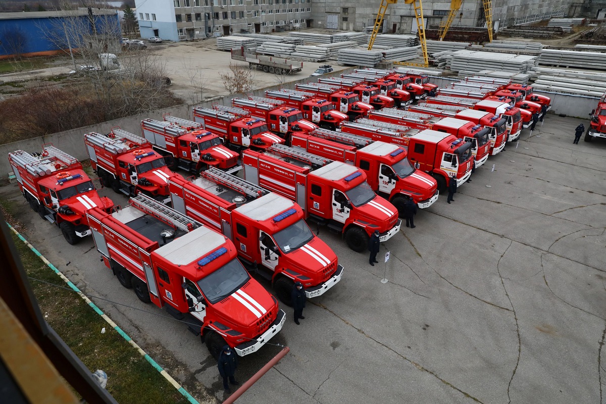 Подразделения противопожарной службы Нижегородской области получили 31 пожарно-спасательный автомобиль
