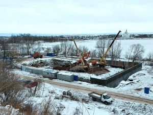 В&nbsp;исторической части Арзамаса ведется строительство ливневой канализации