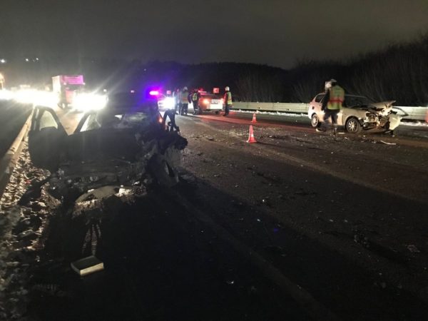 Три человека пострадали в массовом ДТП в Нижегородской области