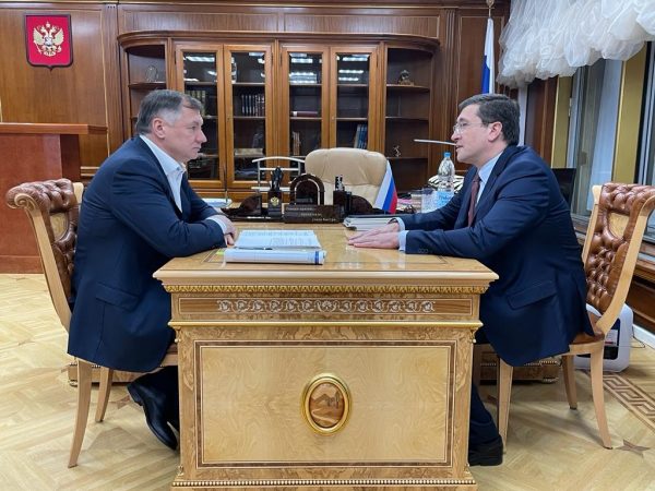 Марат Хуснуллин и&nbsp;Глеб Никитин обсудили строительство метро в Нижнем Новгороде