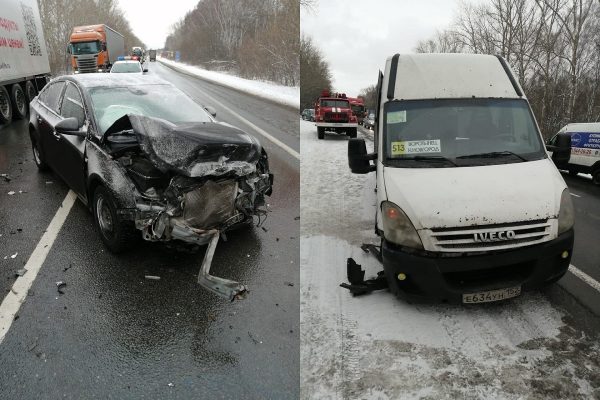 Автобус с пассажирами попал в ДТП на трассе М‑7 в Нижегородской области