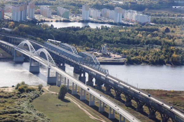 Провал на старом Борском мосту устранили
