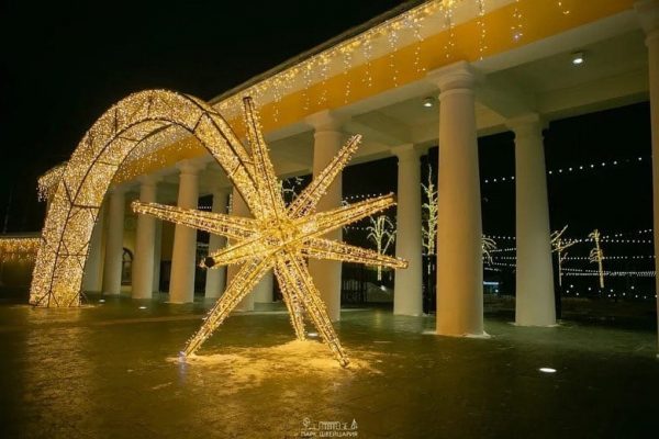 Новогодняя подсветка будет работать в нижегородском парке «Швейцария» до конца&nbsp;зимы