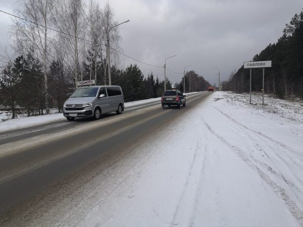 Новое освещение смонтировано на&nbsp;Западном подходе к&nbsp;Павлову по&nbsp;нацпроекту