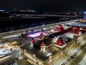 Фото дня: на Нижегородской ярмарке заработал каток