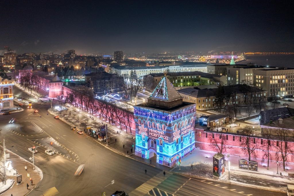 В Нижегородском кремле открылась серия новогодних мероприятий на 12 площадках