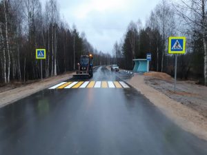 Подъезд к&nbsp;поселку Северный в&nbsp;Варнавинском районе отремонтировали по&nbsp;нацпроекту «Безопасные качественные дороги»
