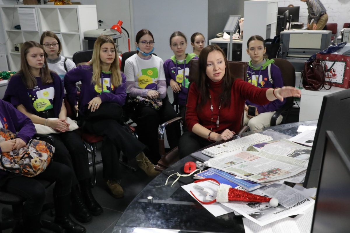 Журналисты «Нижегородской правды» провели мастер-класс для команды «Большой перемены»