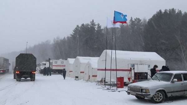 Восемь водителей обратились за помощью в городок жизнеобеспечения на трассе М‑7 в Нижегородской области