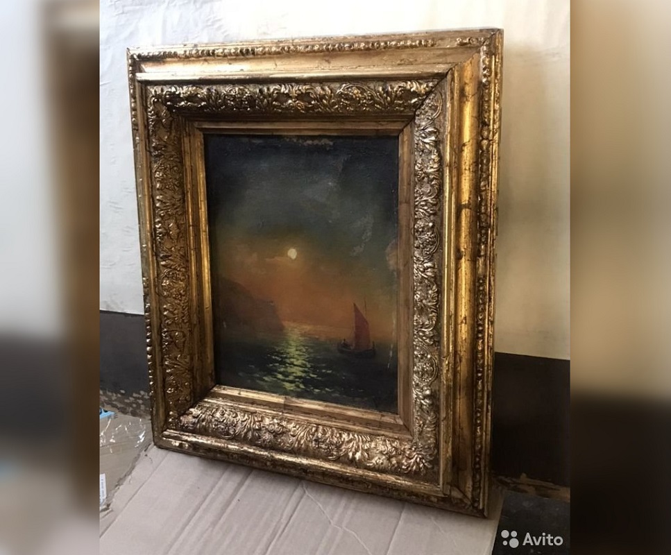 Нижегородец выставил на продажу картину Айвазовского более чем за один миллион рублей