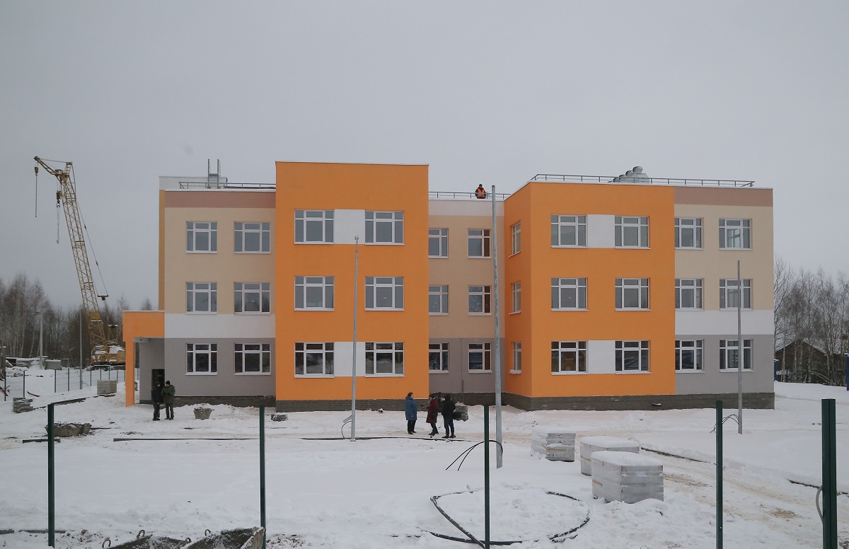 Детский сад на улице Верховой в Нижнем Новгороде строители сдадут до конца года