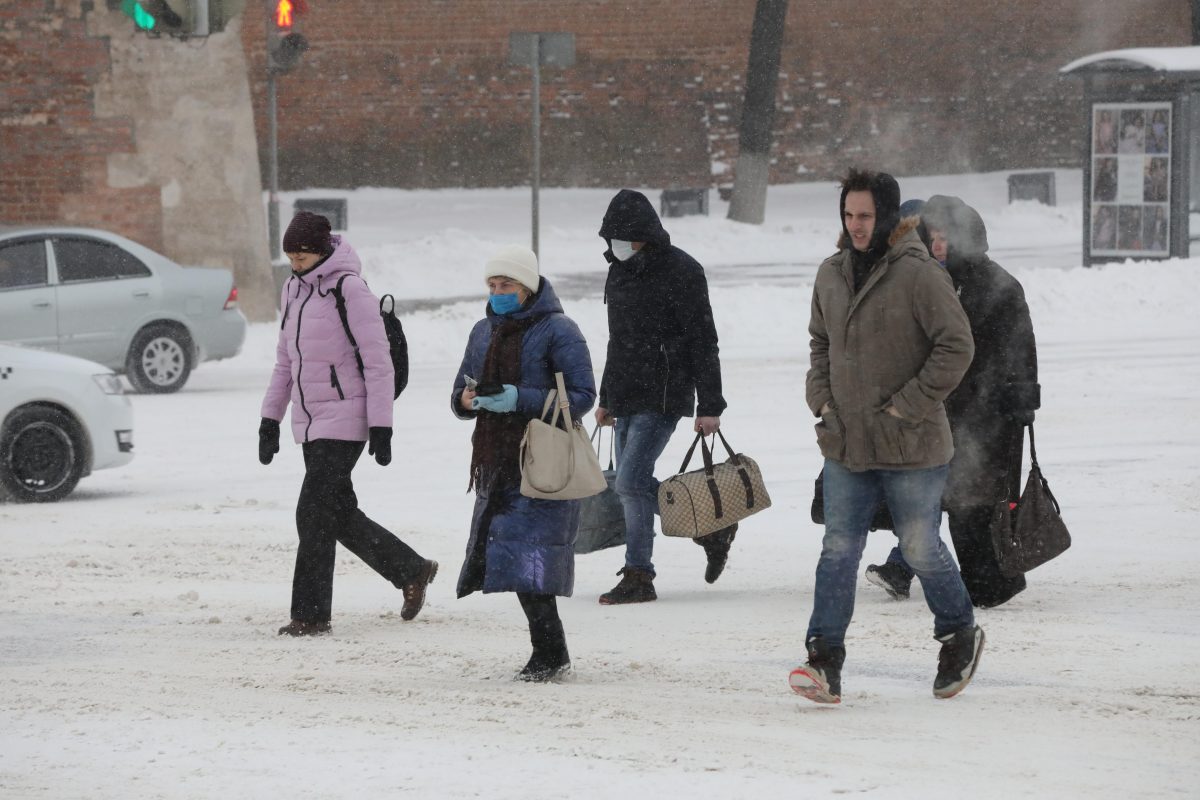 Пасмурная погода и мокрый снег ожидают нижегородцев на новой рабочей неделе