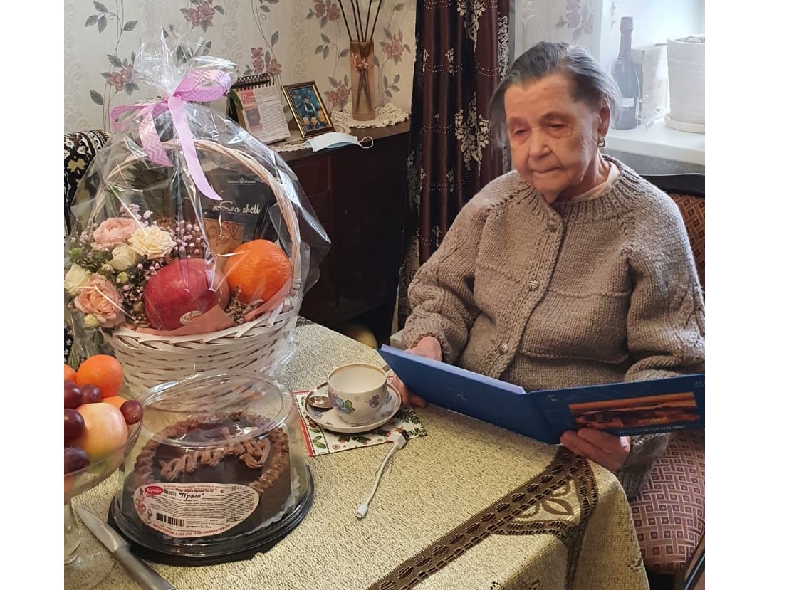 Ветеран Великой Отечественной войны Мария Ряшкина отметила 100-летний юбилей