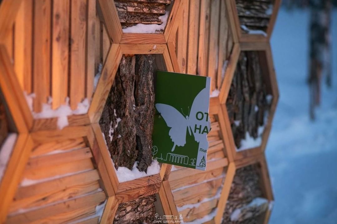 Отель для насекомых в нижегородском парке «Швейцария» пострадал из-за вандалов