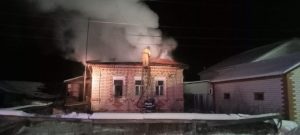 На пожаре в Починках погибла пенсионерка