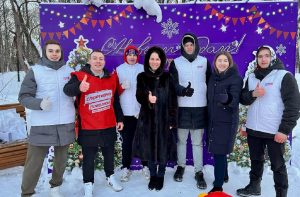 В Татьянин день в парке «Дубки» прошел спортивный праздник «Вперед, студент!»