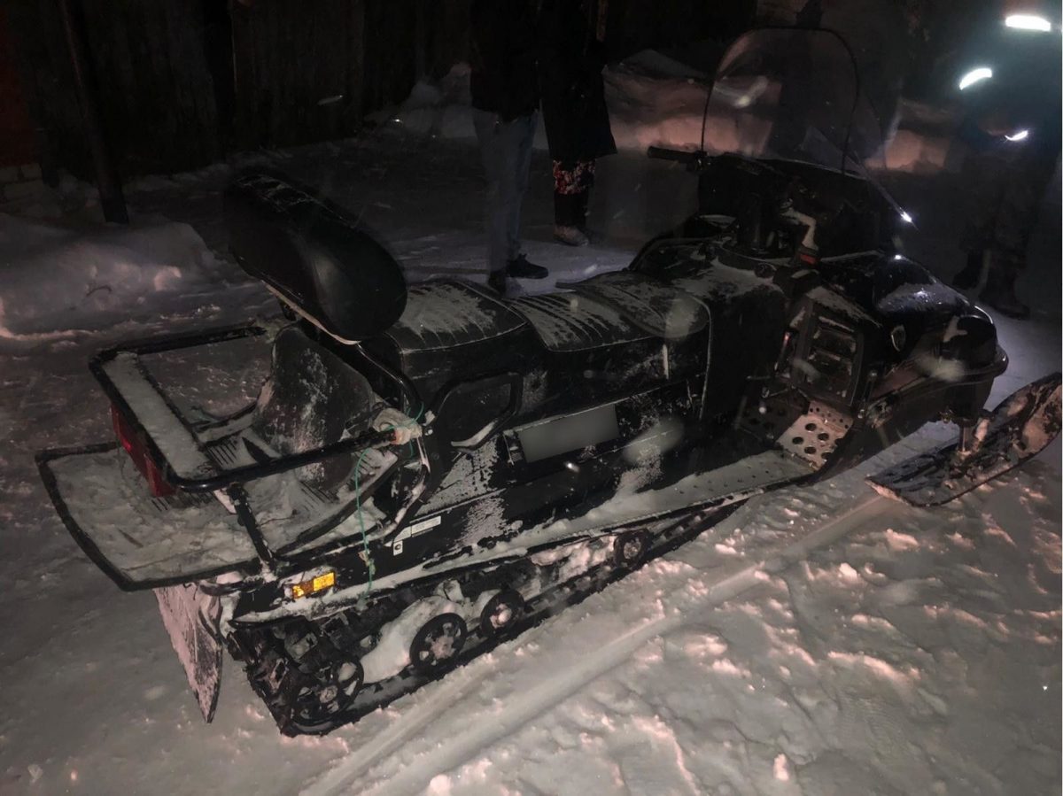 В Нижегородской области нетрезвый водитель снегохода устроил смертельное ДТП
