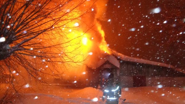 91-летняя женщина погибла на пожаре в деревне Горелово