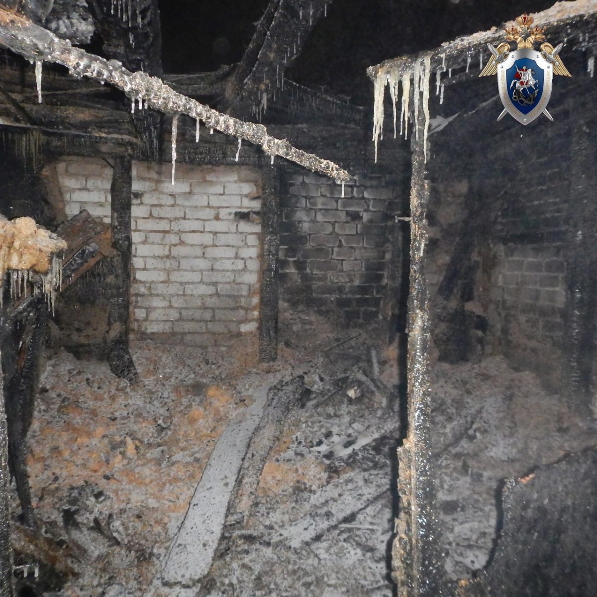Следователи организовали проверку после гибели женщины на пожаре в деревне Горелово