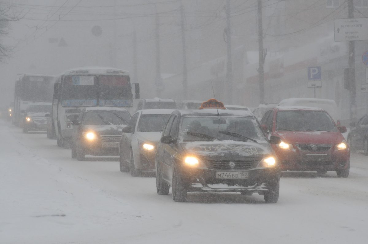 Сильный снег ожидается ночью и днем 14 января в Нижегородской области