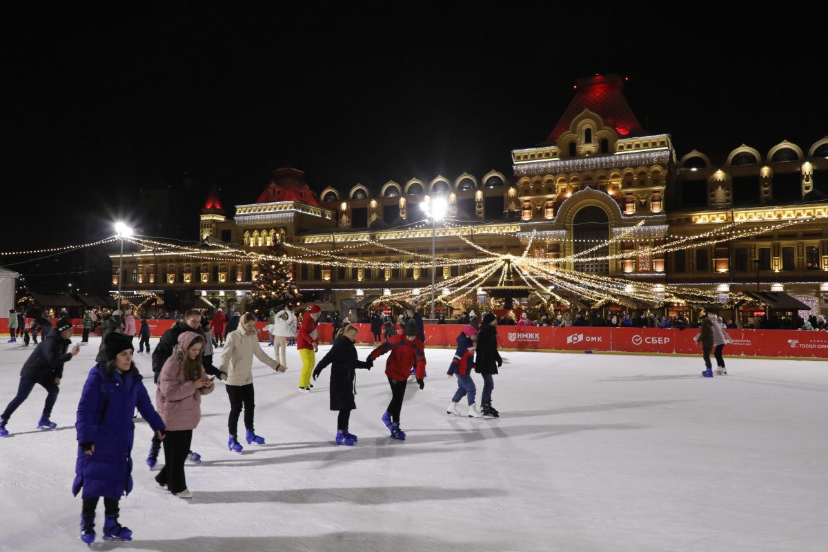 Каток на Нижегородской ярмарке не будет работать 11 января из-за снегопада