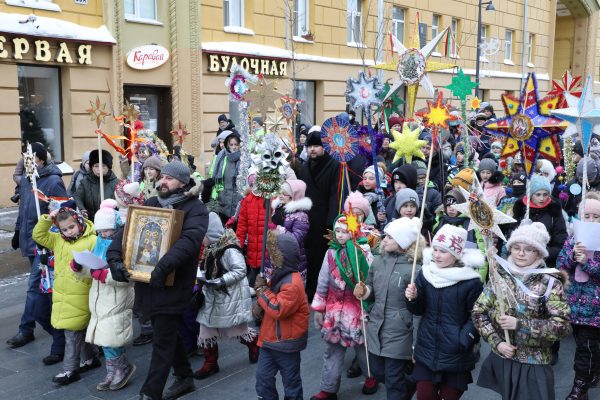 Святочное шествие прошло в Нижнем Новгороде 16 января