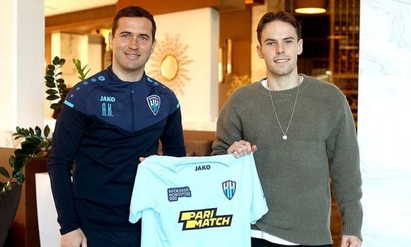 Норвежский футболист Ларс Олден Ларсен стал игроком ФК «Нижний Новгород»