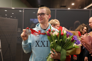 Серебряного призера Олимпиады Сергея Трофимова торжественно встретили в&nbsp;Нижнем Новгороде