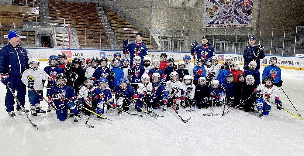 Игроки нижегородского «Торпедо» провели мастер-класс для юных спортсменов