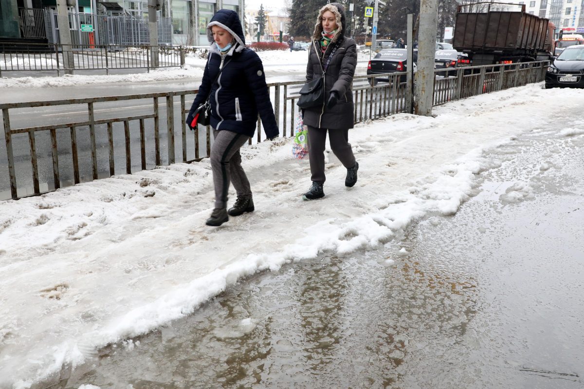 Синоптики прогнозируют снег с дождем в выходные в Нижнем Новгороде