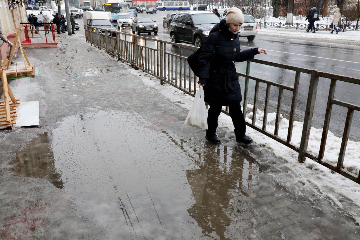 Сильный снегопад и дождь прогнозируются в Нижнем Новгороде 26 февраля