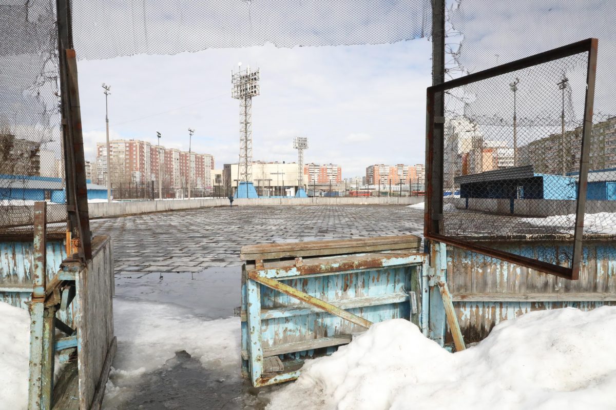 Реконструкция стадиона «Чайка» в Нижнем Новгороде завершится этим летом