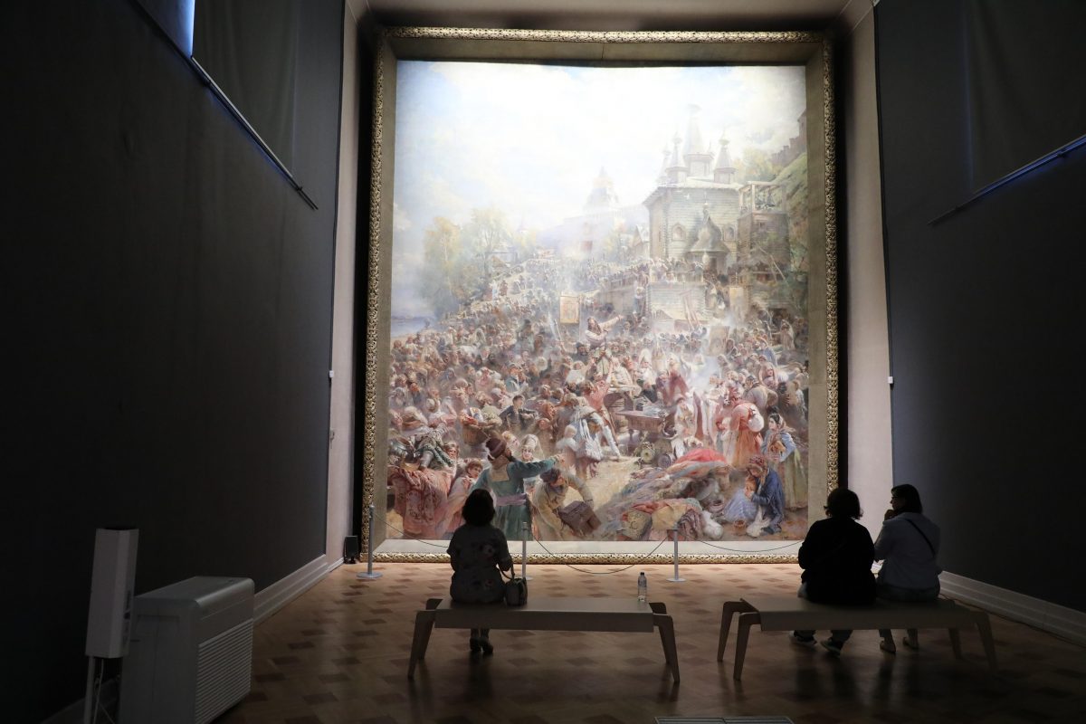 «Воззвание Минина» считается самой масштабной отечественной станковой картиной, посвященной историческому событию