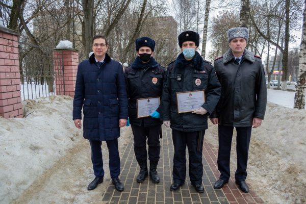 Мэр Нижнего Новгорода поблагодарил полицейских, задержавших нарушителей за рисунки на фасадах